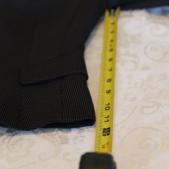 Kasper Black and white dotted two piece suit 8 petite Jacket and Midi Skirt - Picture 9 of 16